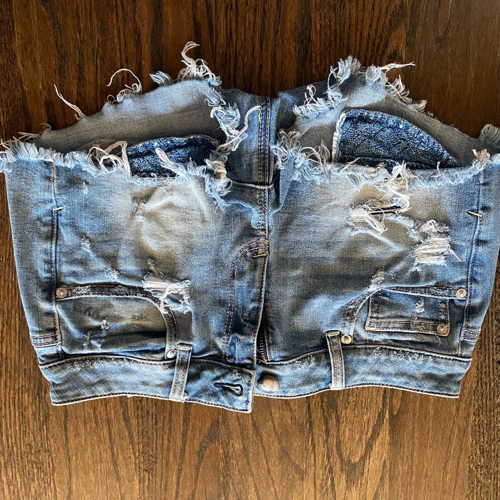Women's Ripped Jean Shorts